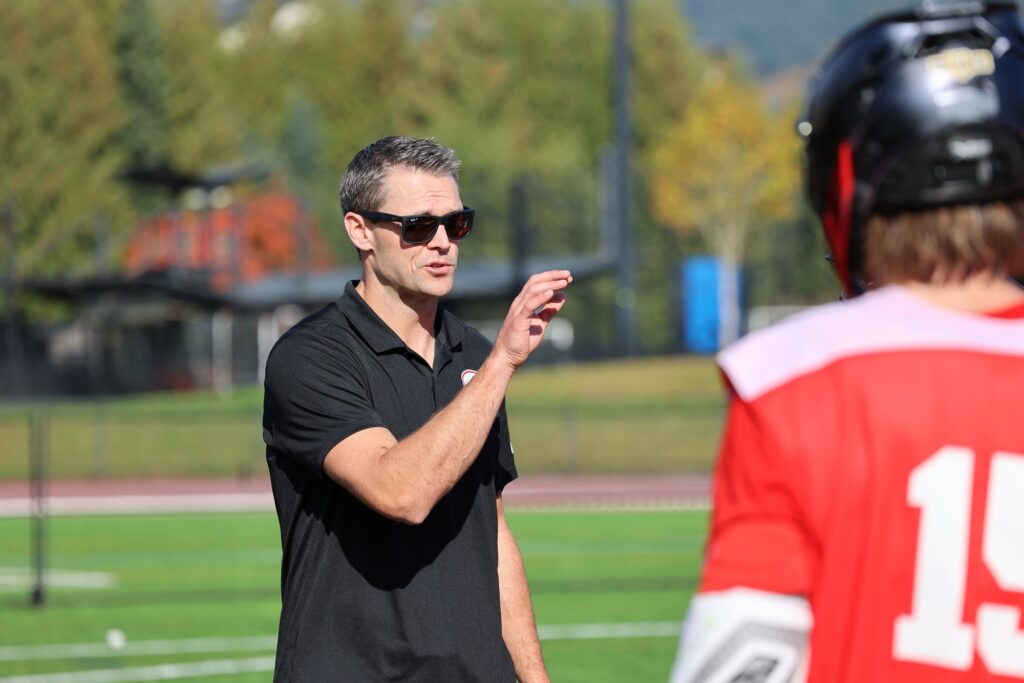 U17 Canada East Men's Head Coach Dan Coates at the 2024 Super Sixes event